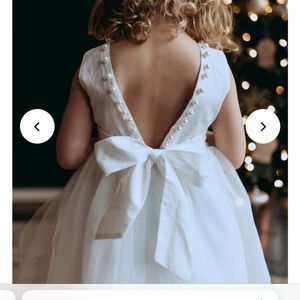 Only Little Once Pearl accent dress